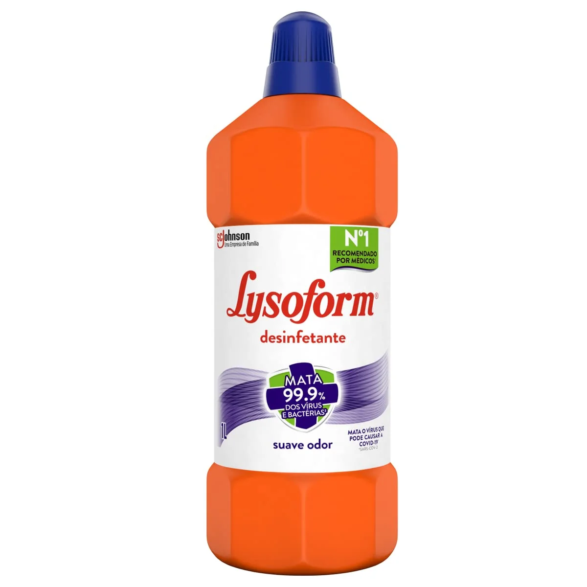 Lysoform Original, Desinfetante Líquido, Limpeza Pesada e Eficiente, 1L