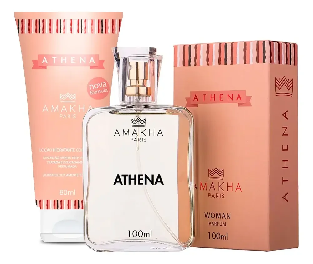 Kit Essencial Athena - Perfume Feminino 100ml + Hidratante