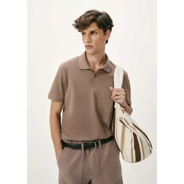 Camisa Polo Básica Masculina Manga Curta Em Piquet Hering