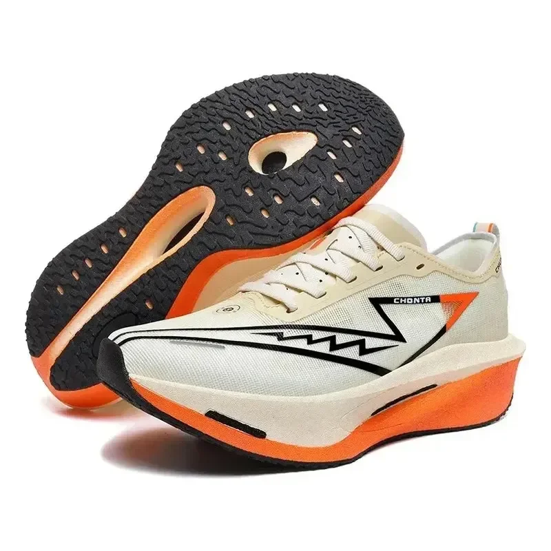 Tênis De Corrida Fibra De Carbono Marathon Peach Blossom Fai Branco 42