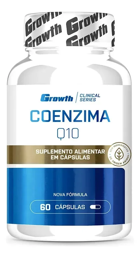 Coenzima Q10 (100mg 60 Caps) - Growth Supplements Sabor Sem Sabor
