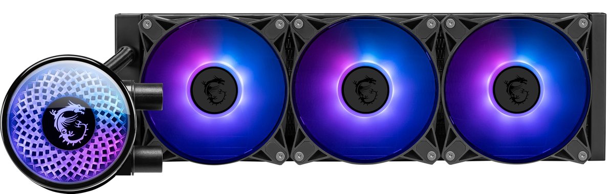Water Cooler MSI MAG Coreliquid A12, ARGB, 360mm, Intel e AMD, Preto - CLA12360