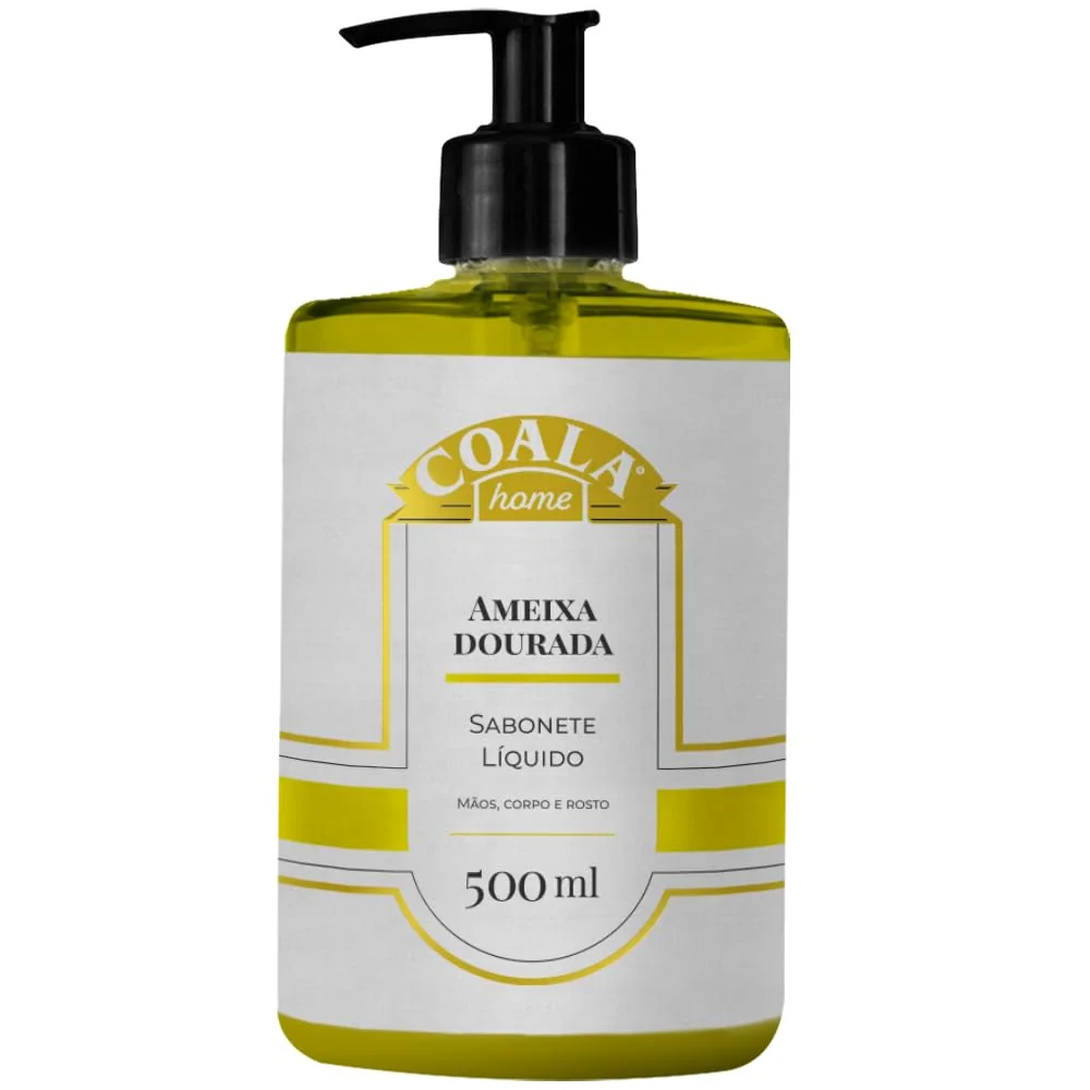 Coala Sabonete Liquido Maos e Corpo Limpa Hidrata Perfuma 500ml Ameixa Dourada