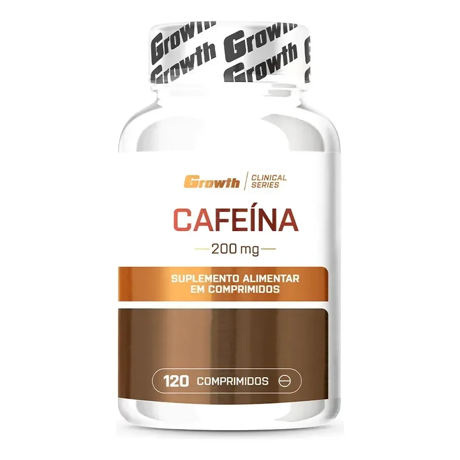 Cafeína 200mg 120 Comprimidos Growth Supplements Natural