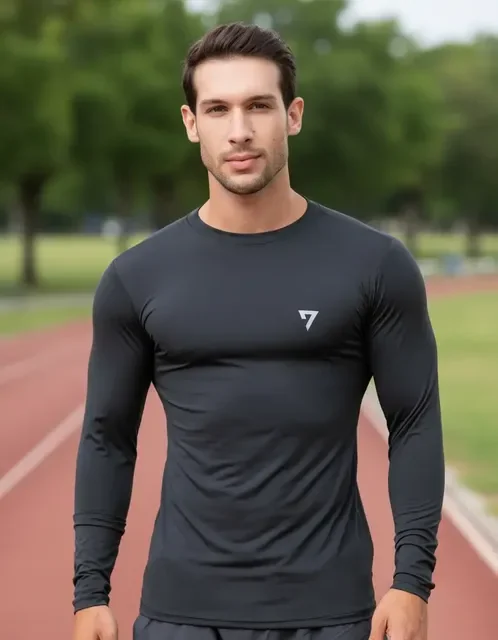 Camisa Térmica Masculina Segunda Pele Proteção Solar Uv50-