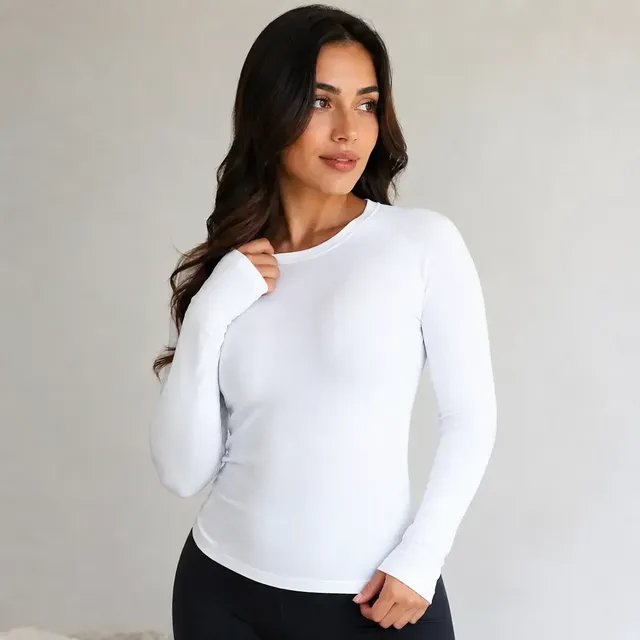 Blusa Térmica Feminina Peluciada Segunda Pele Inverno
