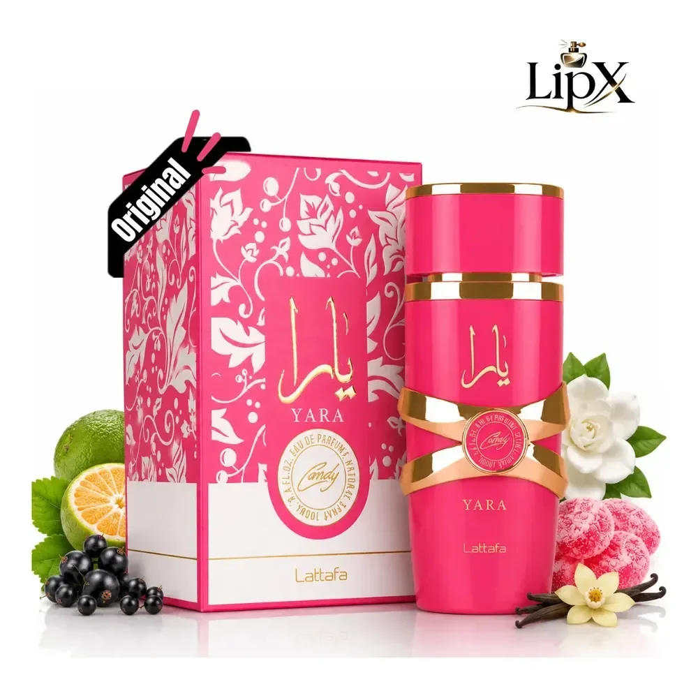 Perfume Árabe Yara Candy Lattafa Feminino Edp 100 Ml