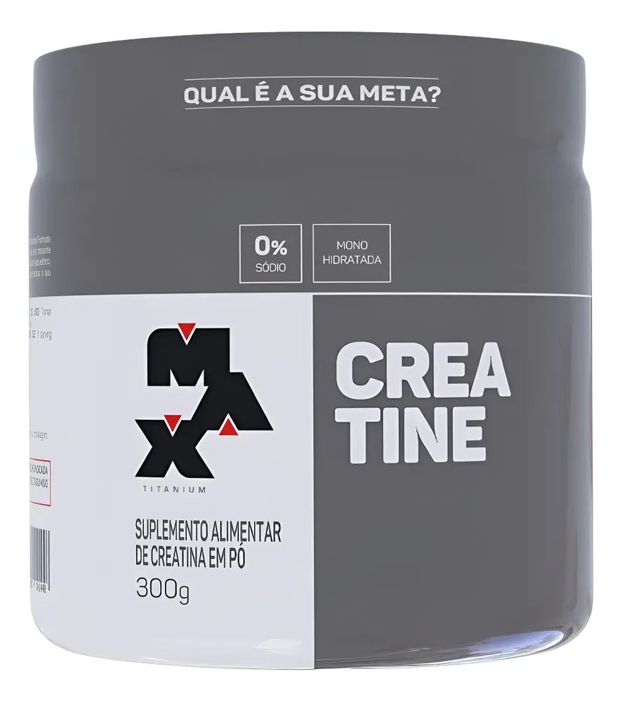 Creatina 300 Gr - Max Titanium Sabor Sem Sabor Sem Sabor