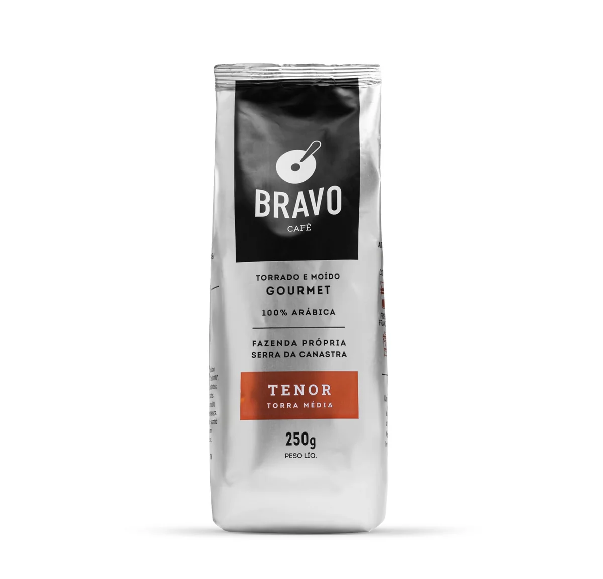 BRAVO CAFÉ TENOR MOIDO 250G
