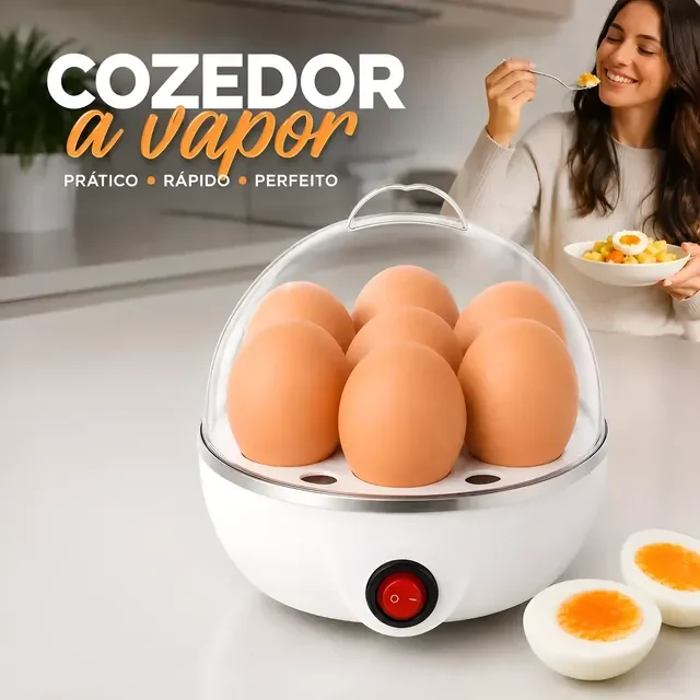 Cozedor De Ovos Elétrico Portátil Cozinha Legumes À Vapor