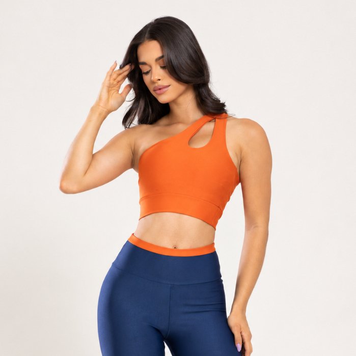 Conjunto Fitness de Academia Feminino Bicolor Calça Legging e Top Alça Zero Transparência Malhar Treino