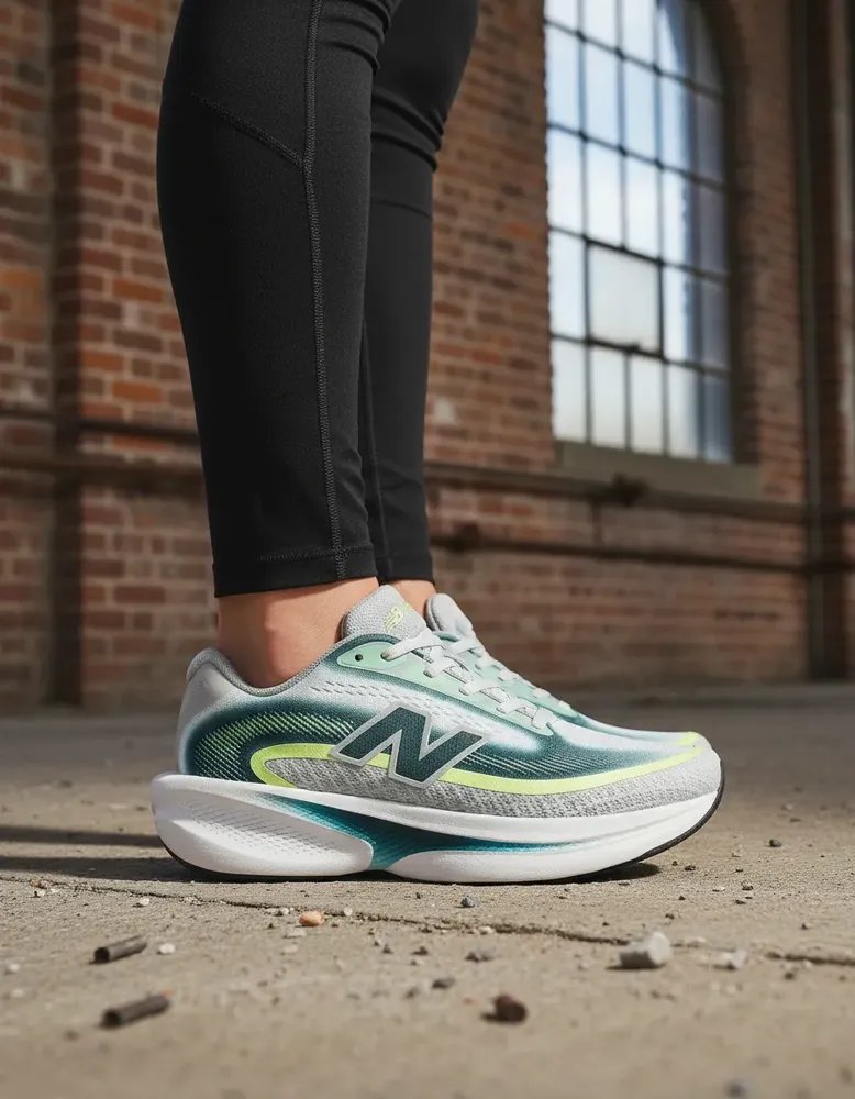 Tênis New Balance Fresh Foam Ellipse Running Original Verde Liso 36 Br