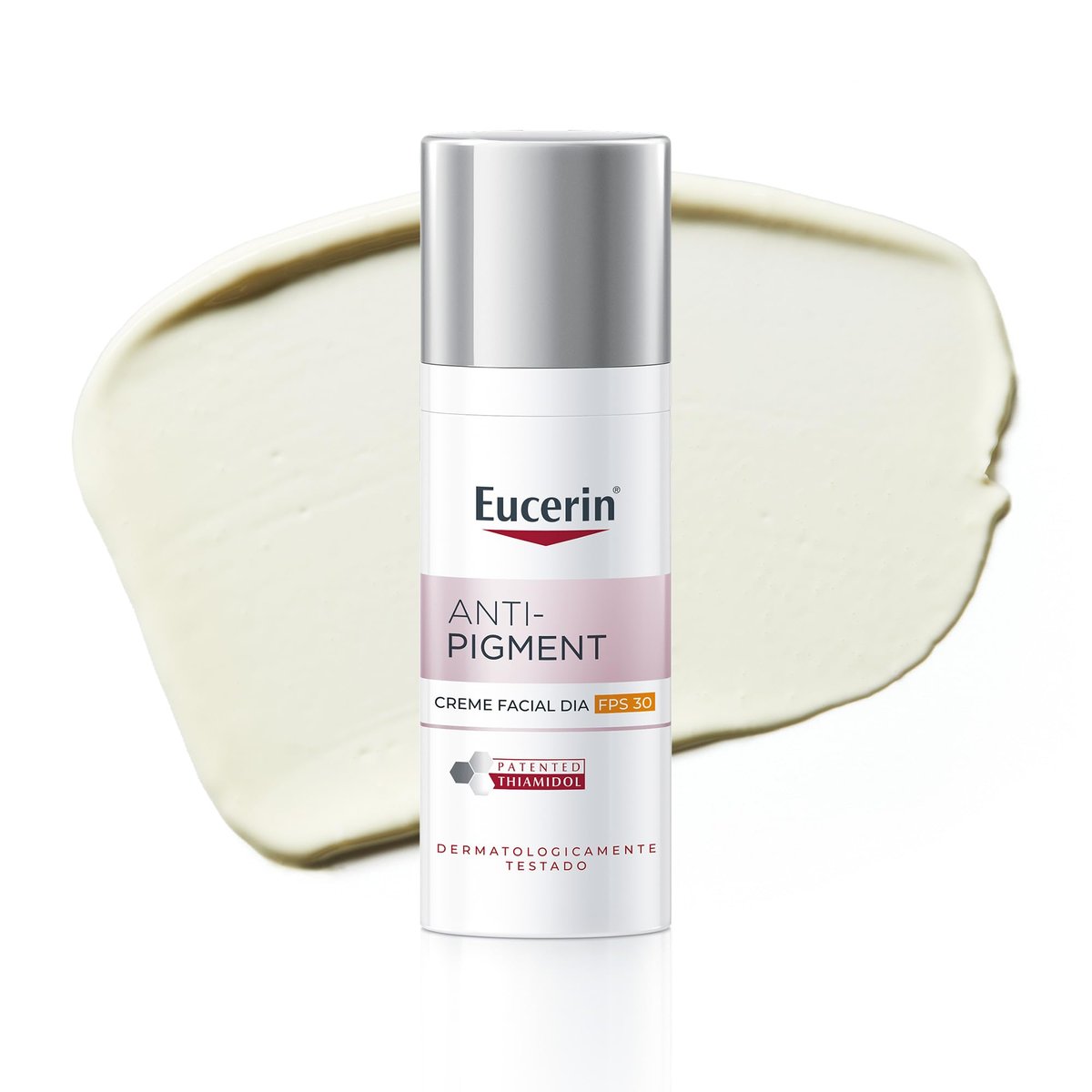EUCERIN Creme Facial Antimanchas Dia FPS30 50ml, Anti-Pigment, Clareador, Thiamidol, Diurno