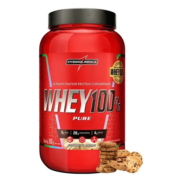 Whey 100% Pure Concentrado 900g Integralmedica