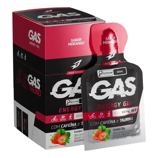Gas Energy Gel Repositor Energético 10 Sachês Bodyaction
