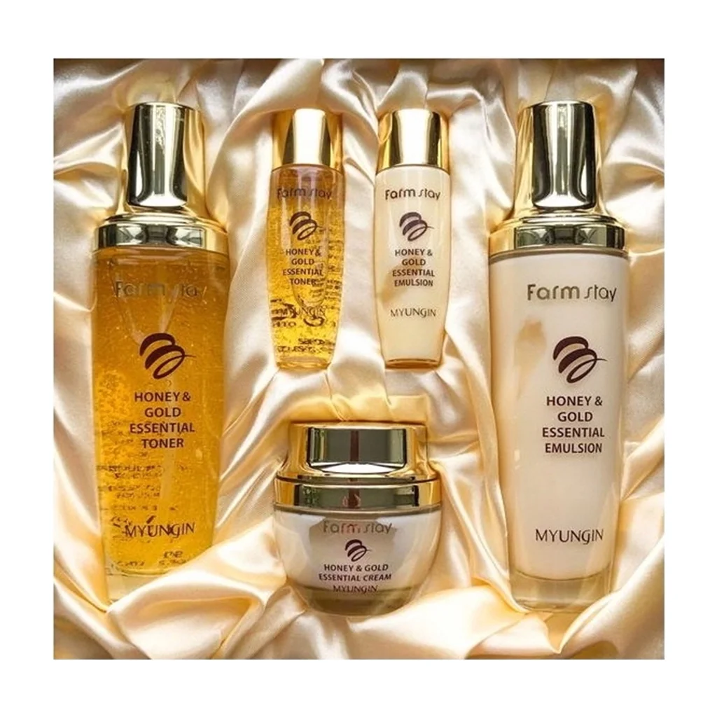 farmstay honey gold essential skin care 3set