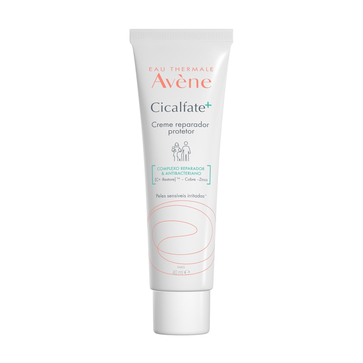 Creme Reparador Facial Avène Cicalfate+, Nutre e Repara Pele Irritada, com Água Termal, Sulfato de Cobre e Zinco, 40ml