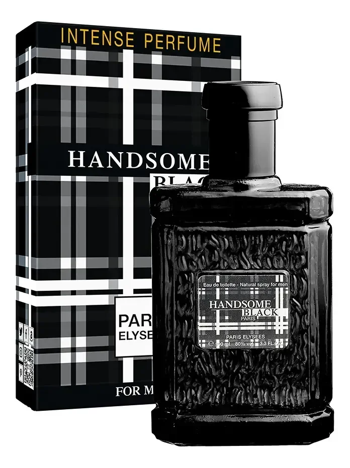 Perfume Handsome Black Paris Elysees Masculino Intense 100ml