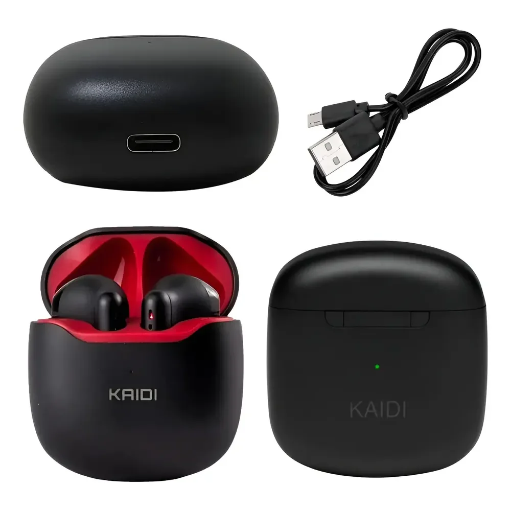 Fone De Ouvido Bluetooth In-ear Kaidi Kd-771 Preto Tws Ipx4