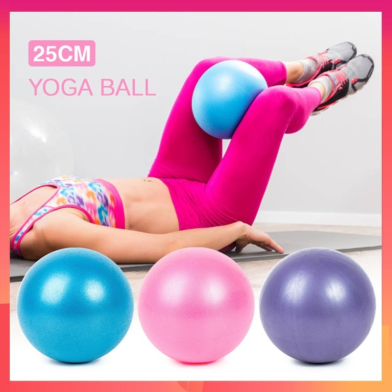 Mini Bola  25cm De PVC Exercício Yoga Pilates Ginastica Fisioterapia