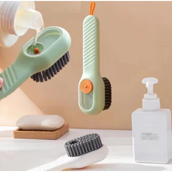 Escova Limpa Sapato Com Dispenser Reservatório (Envio imediato)