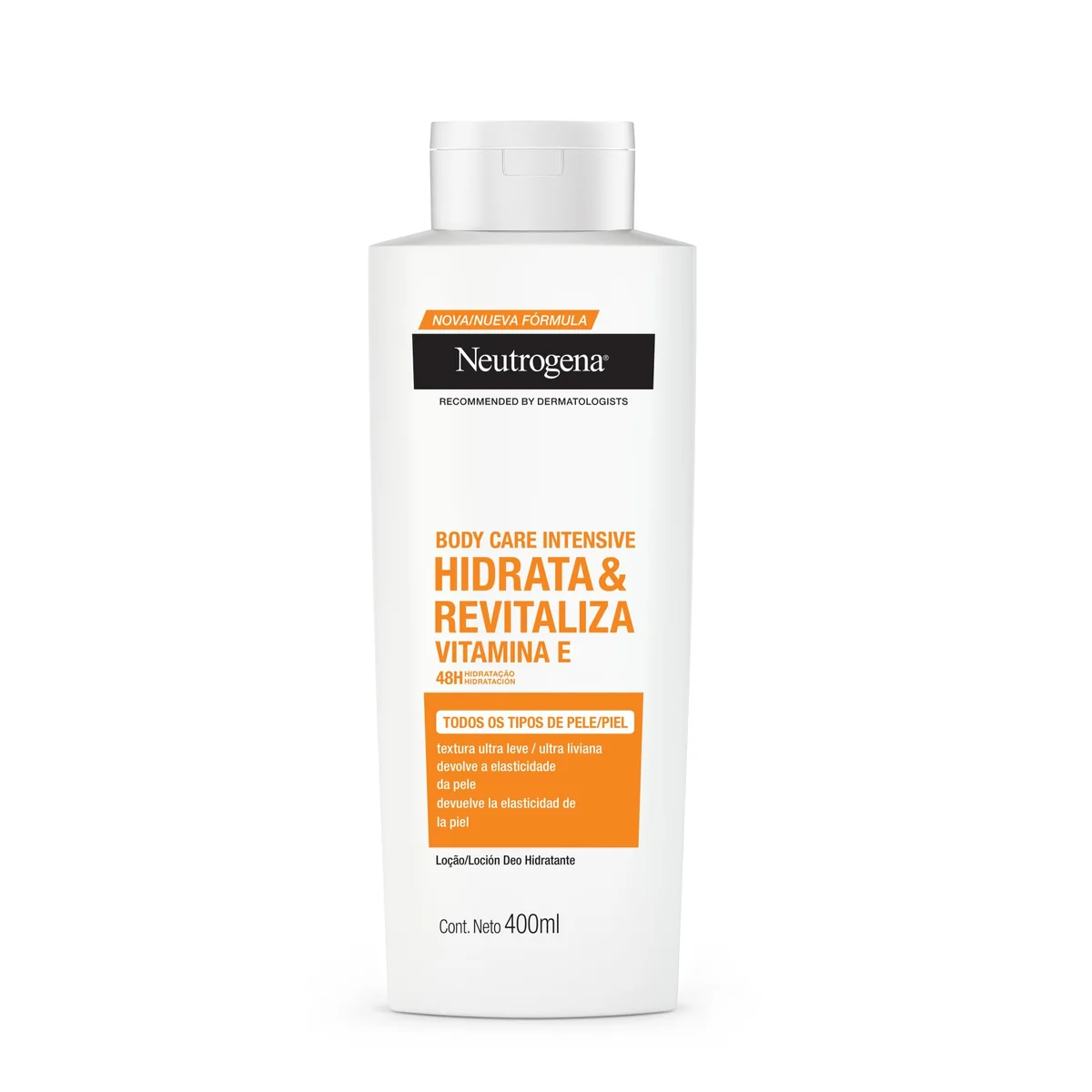 Neutrogena Hidratante Corporal Body Care Intensive Hidrata & Revitaliza, 400ml