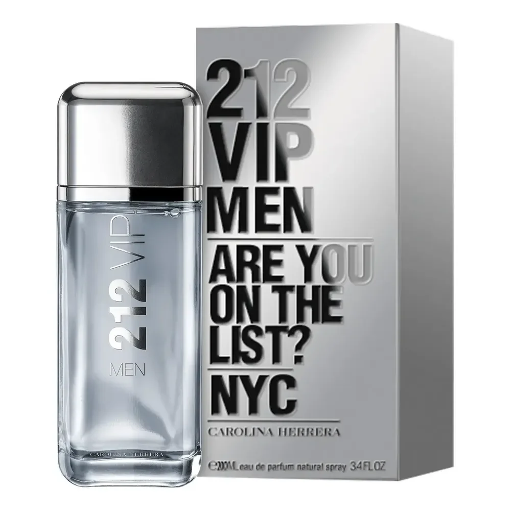 Perfume Masculino 212 Vip Men Edt 200ml Carolina Herrera