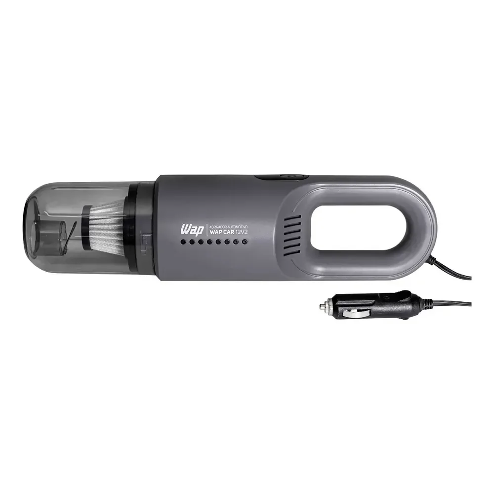 Aspirador Automotivo Portátil Wap Car Com Filtro Hepa E Cabo De 3,7m Cinza-escuro 12v