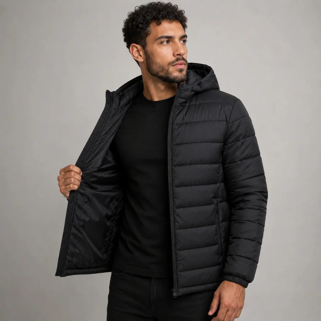 Jaqueta Puffer Bobojaco Corta Vento Nylon Frio Reforçada