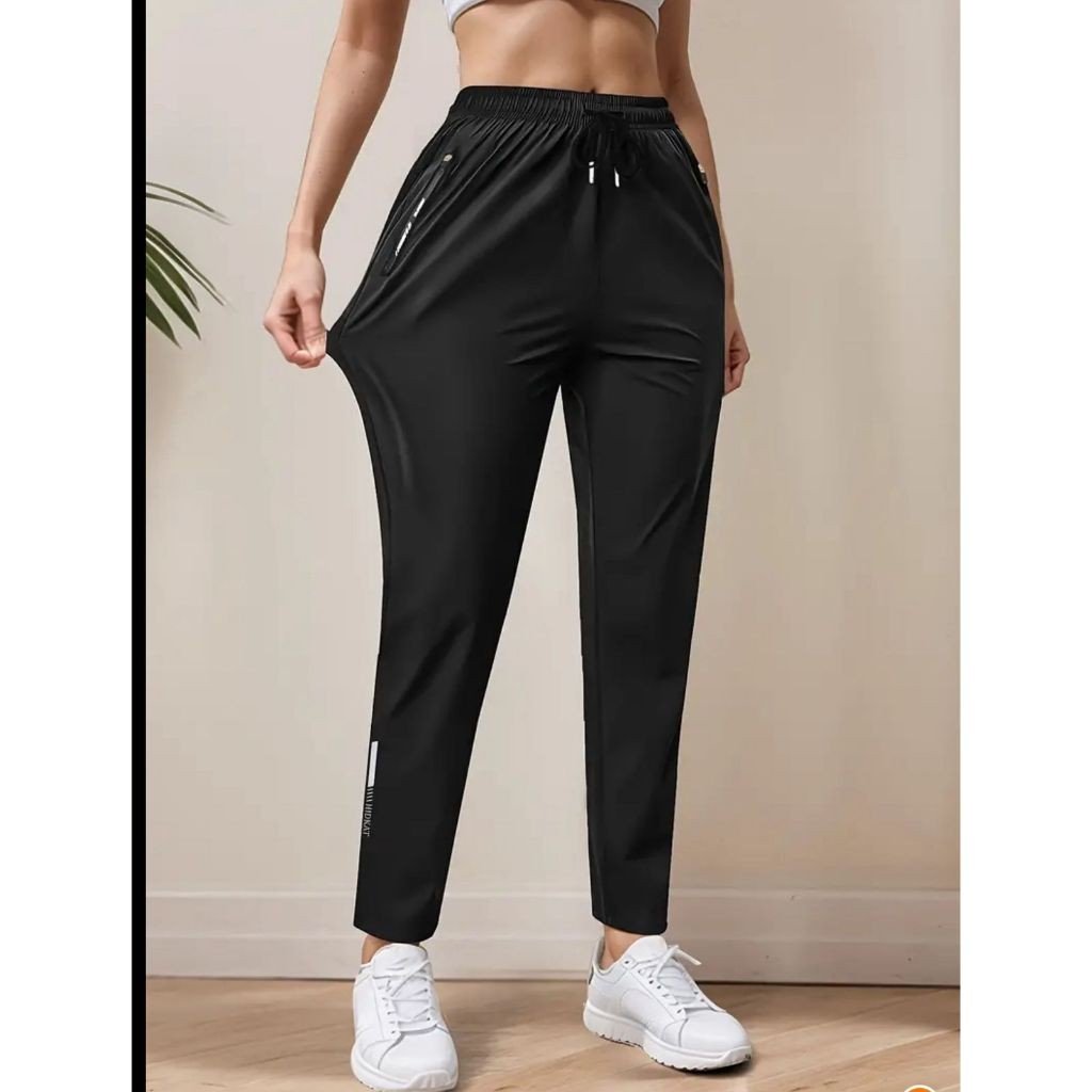 Calça Feminina Dry Fit Com Elastano Esportiva Fitness Slim Fit