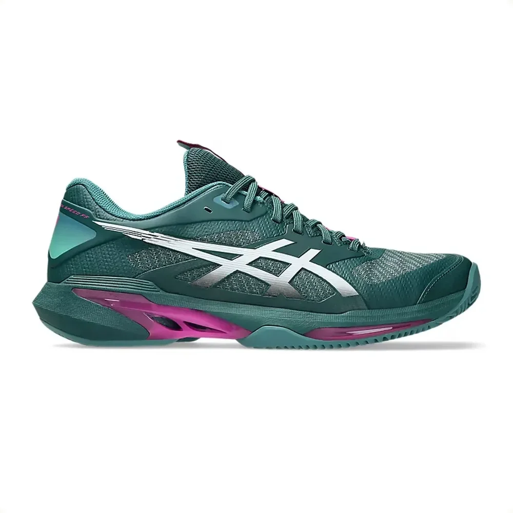 Tênis Asics Solution Speed Ff 4 Clay Masculino Verde E Rosa Verde E Rosa 41 Br