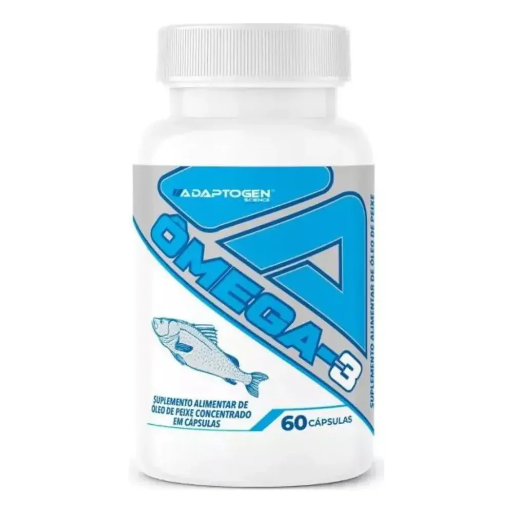 Ômega 3 Epa 660mg Dha 440mg 60 Cápsulas Óleo De Peixe Adaptogen Neutro