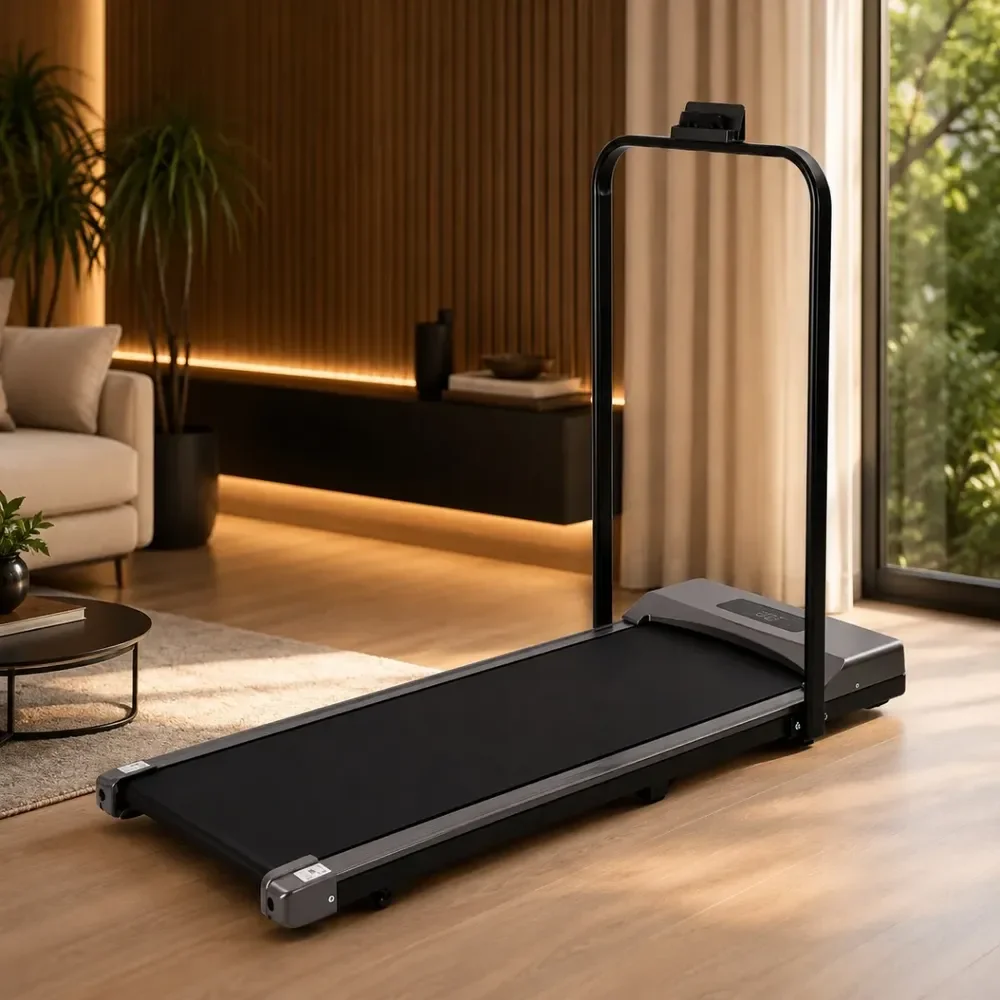 Esteira Ergométrica Dobrável Elétrica Maat Painel Led Preto 127v