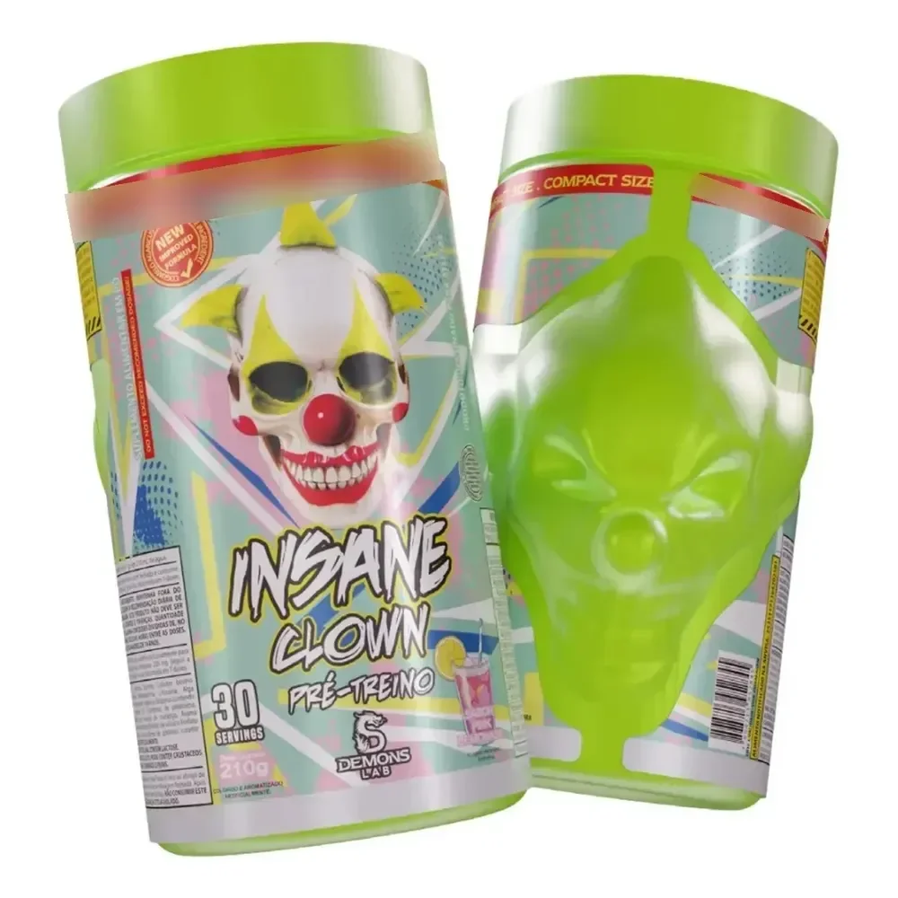 Pré Treino Insane Clown Demons Lab 210g S Sabores P Pink Lemonade Limonada Rosa
