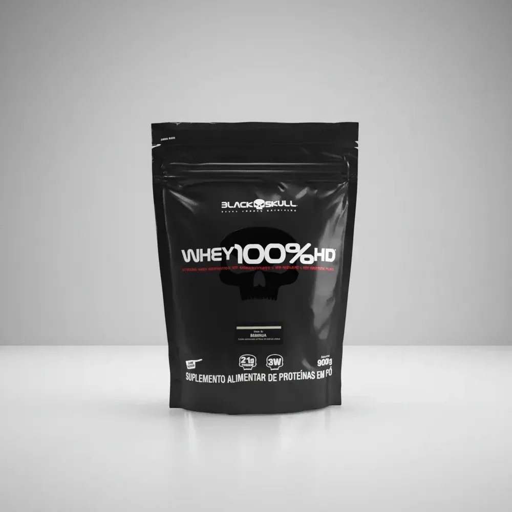 Proteína Black Skull Whey 100% HD em pó sabor Cookies and cream x 900g