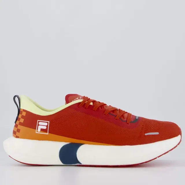 Tênis Fila Kr7 Pro Vermelho E Verde
