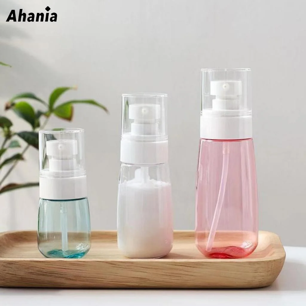 Frasco de Spray Dispensador de Loção, Base e Sabonete Liquido Hidratante 30/60/100ml Recarregavél Portátil para Viagens