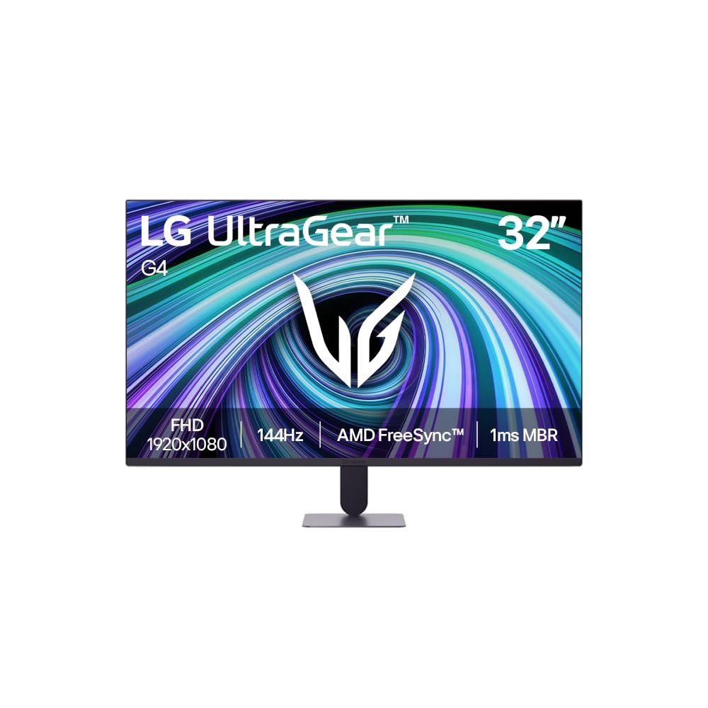 Monitor LG UltraGear - Tela VA FHD 32”, 144Hz nativo, 1ms (MBR), AMD FreeSync, HDR10, sRGB 99%, Preto - 32G403B