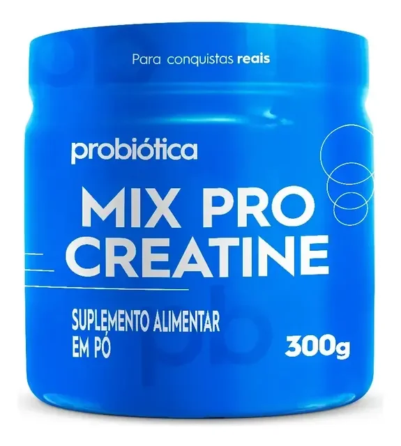 Suplemento Alimentar Em Pó Probiótica Mix Pro Creatine 300g Sem Sabor