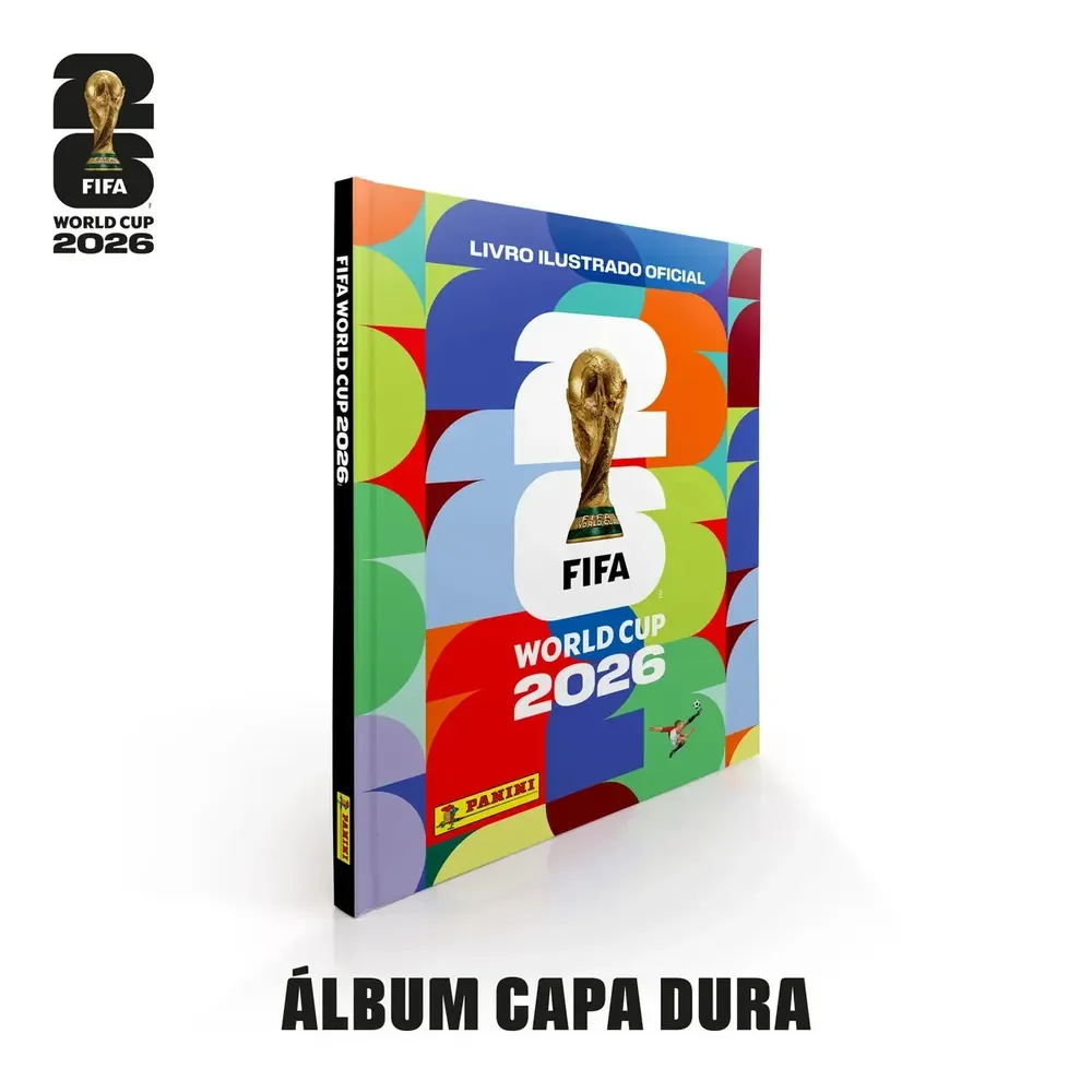 Álbum Capa Dura Fifa World Cup 2026 Panini Oficial