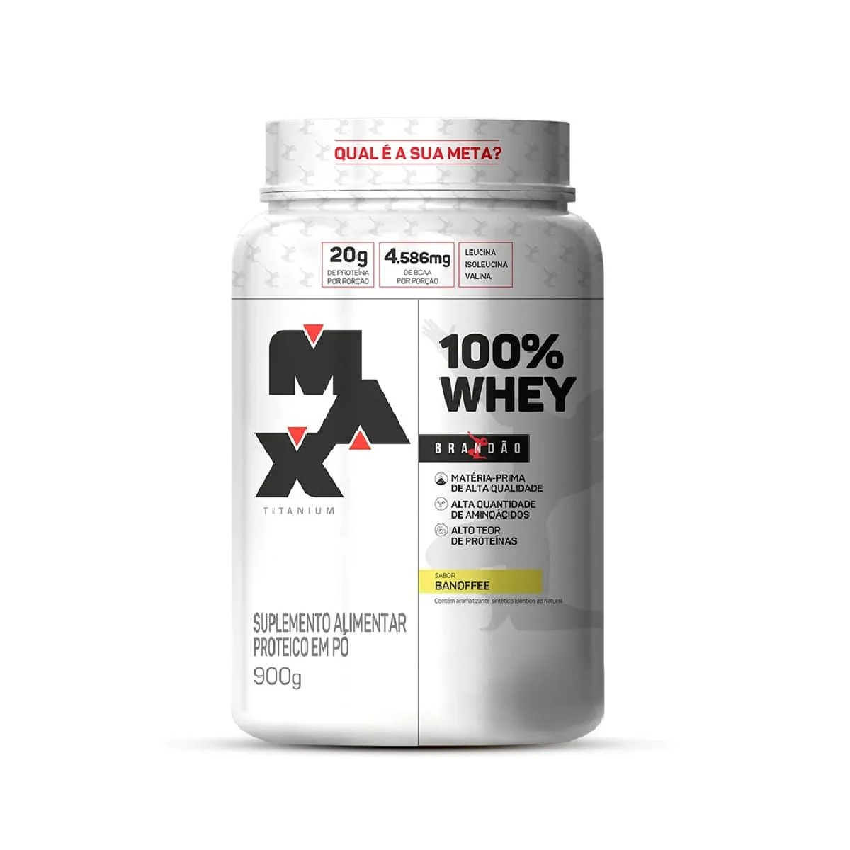 100% Whey (900g), Banoffee, Max Titanium