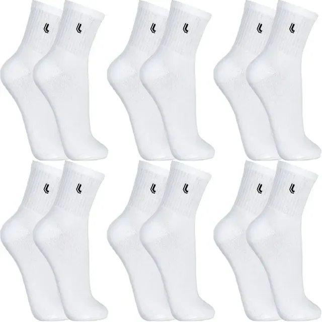 Kit 6 Pares Meias Lupo Cano Médio Alto Academia Original