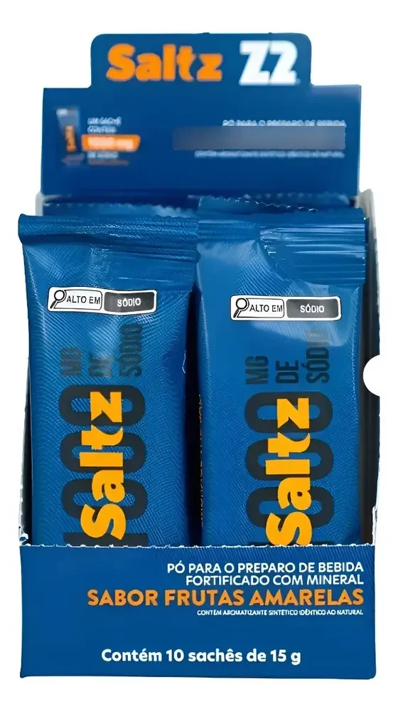 Z2 - Saltz 1000 Mg De Sódio - Cx 10 Sachês Frutas Vermelhas