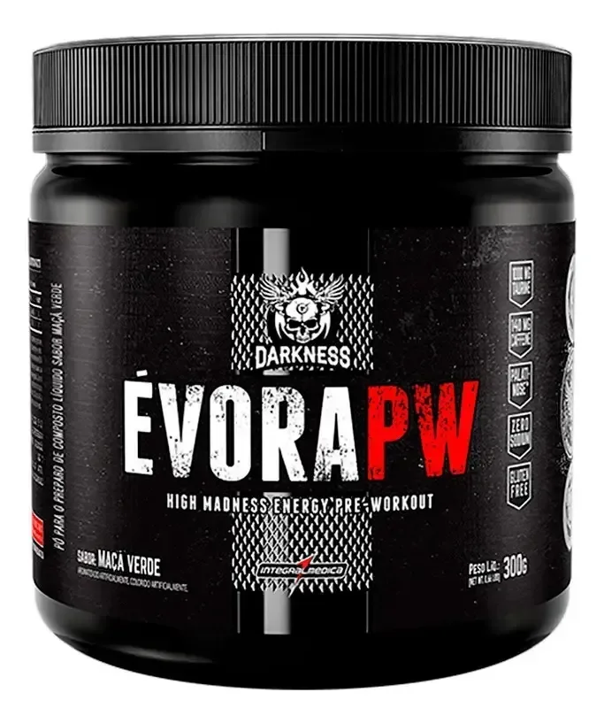 Évora Pré Treino Maçã Verde 300g Darkness