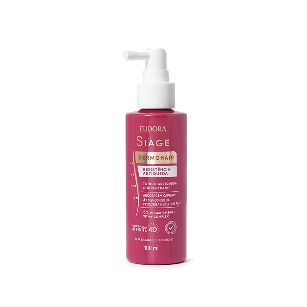 Eudora Tônico Concentrado Siàge Dermo Hair Resistência Antiqueda 100ml