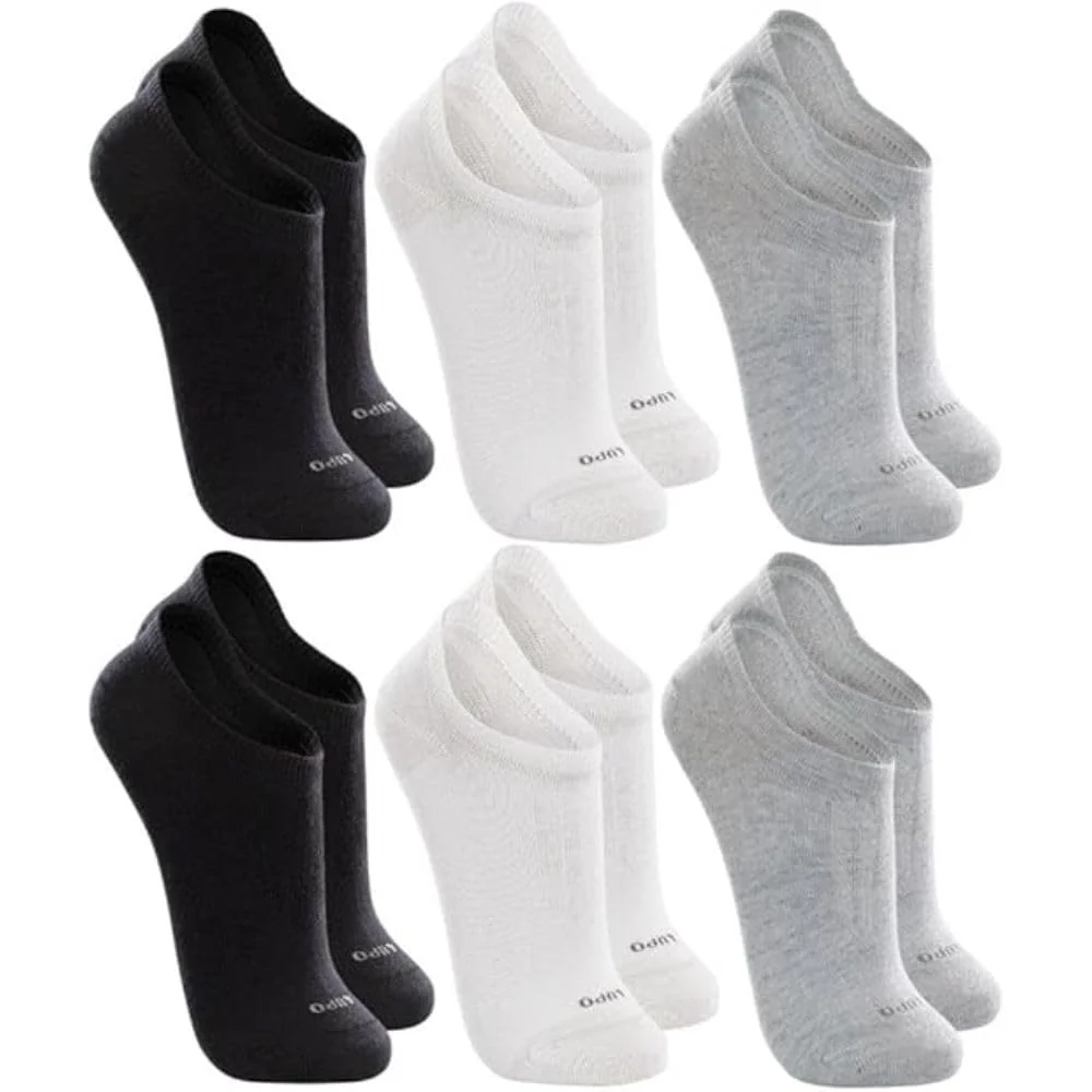 Kit Com 6 Pares De Meias Lupo Sport Soquete Invisível Original Ref. 3270