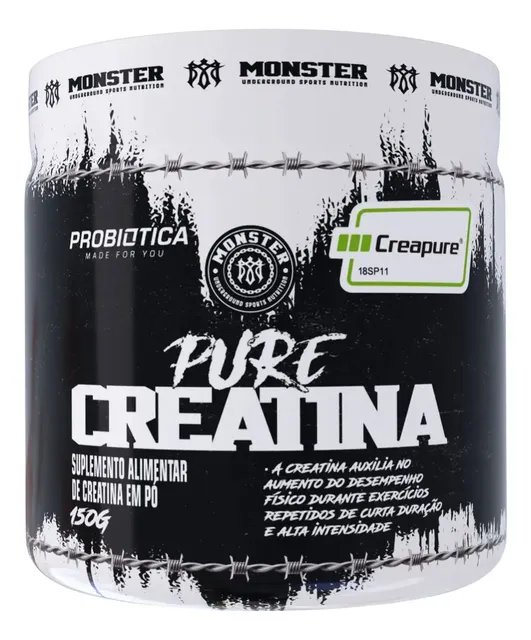 Creatina Creapure 150g Sem Sabor Probiotica