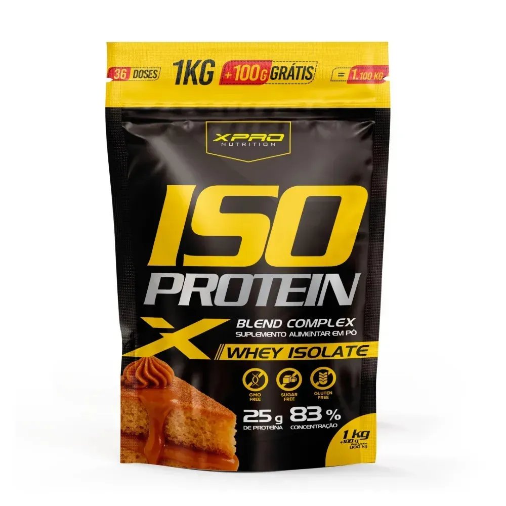Whey Protein Isolado Iso Blend Complex Zero Açucar Low Carb Churros 1.100kg Xpro Nutrition