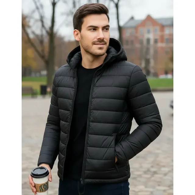 Jaqueta Puffer Bobojaco Com Capuz Removível - D3