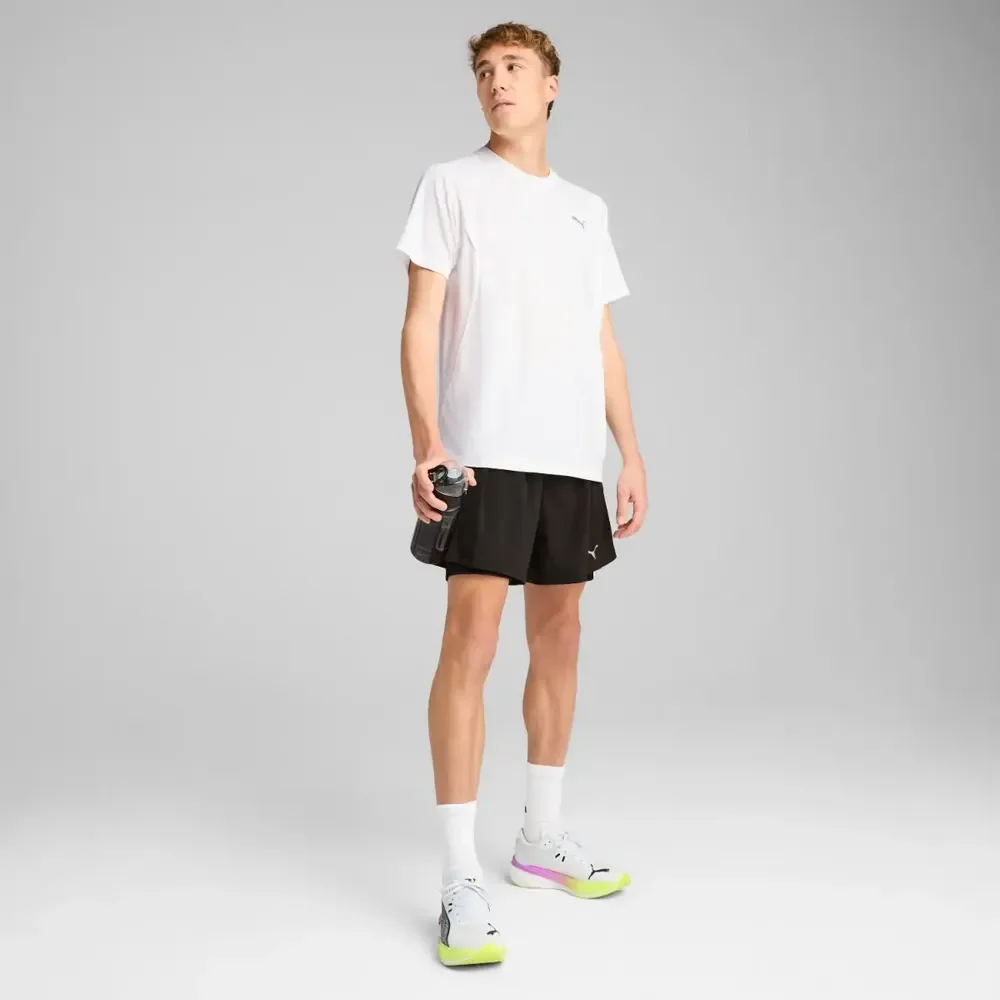 M Run Velocity Tee (poly) Branco N/a G Lisa